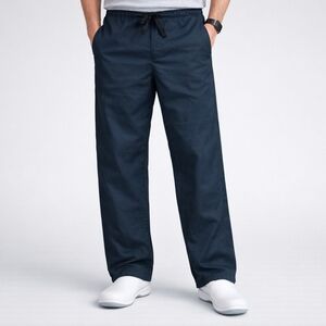 Fashion Seal Healthcare Unisex Fashion Blend Navy Blue Scrub Pants, Size M